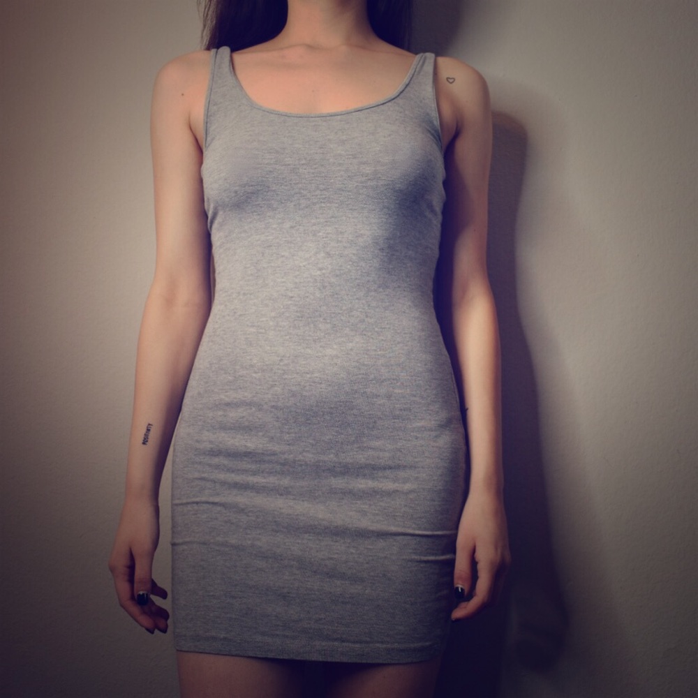 Gray dress
